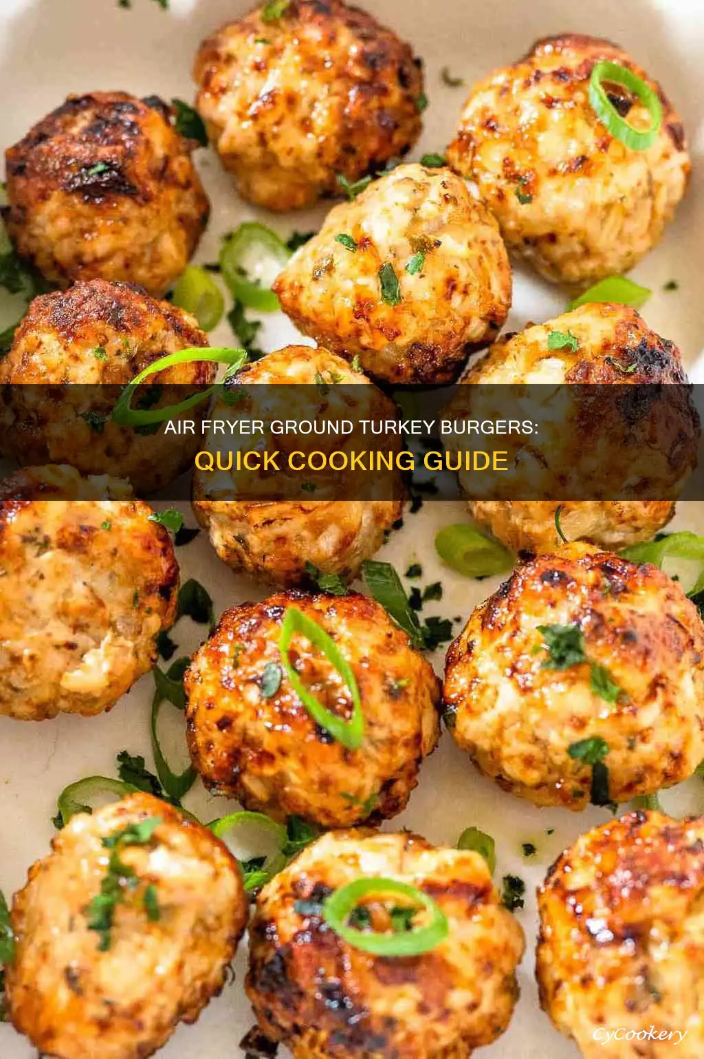how long to cook ground turkey burger in air fryer