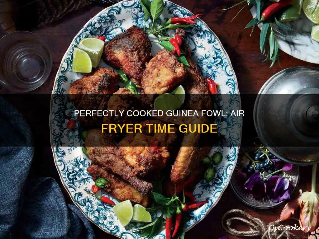 how long to cook guinea fowl in air fryer