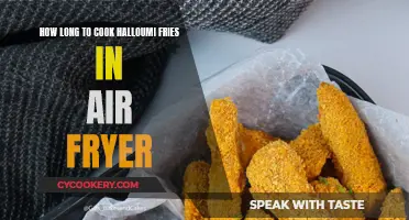 Air Fryer Halloumi Fries: Cooking Time Perfection