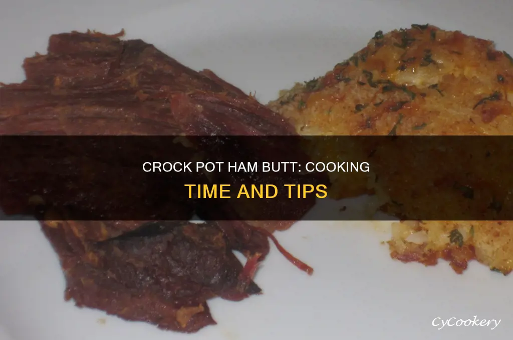 how long to cook ham butt in crock pot