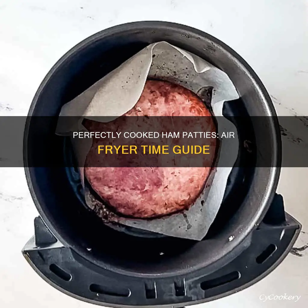 how long to cook ham patties in air fryer