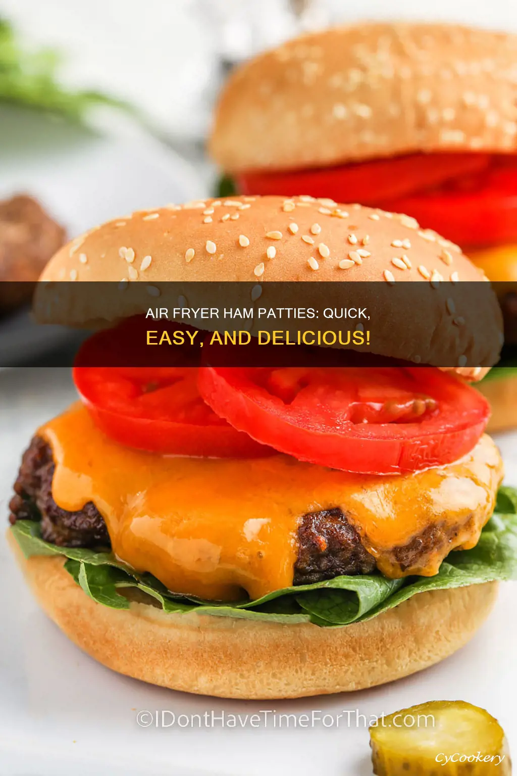 how long to cook ham patties in air fryer