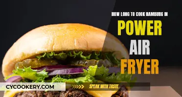 Air Fryer Hamburgers: Cooking Time Perfection