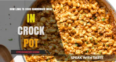 Crock Pot Cooking: Perfectly Cooked Hamburger Meat