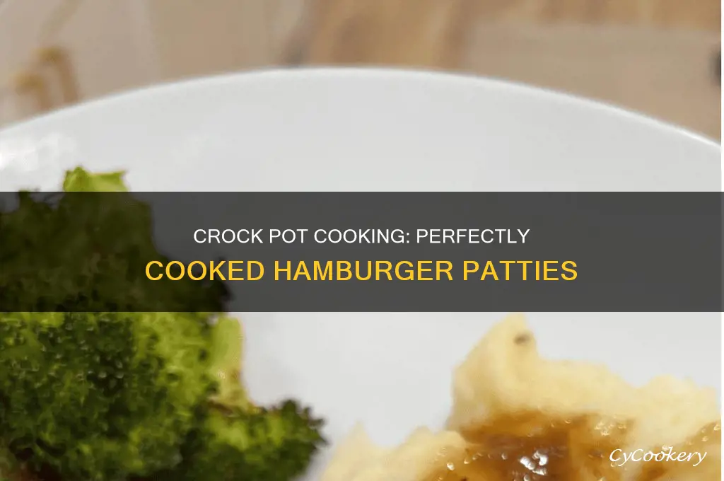 how long to cook hamburger patties in crock pot