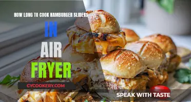 Air-Fryer Hamburger Sliders: Quick Cooking Time Guide