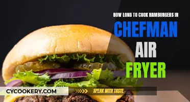 Air-Frying Hamburgers: Chefman's Quick Cooking Time