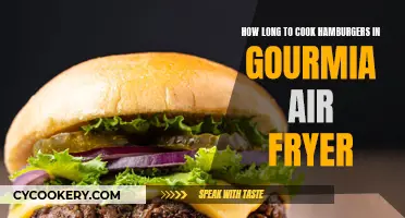 Air Frying Hamburgers: Gourmia's Quick Cooking Guide