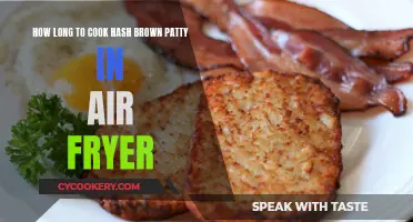 Crispy Hash Brown Patties: Air Fryer Perfection in Minutes