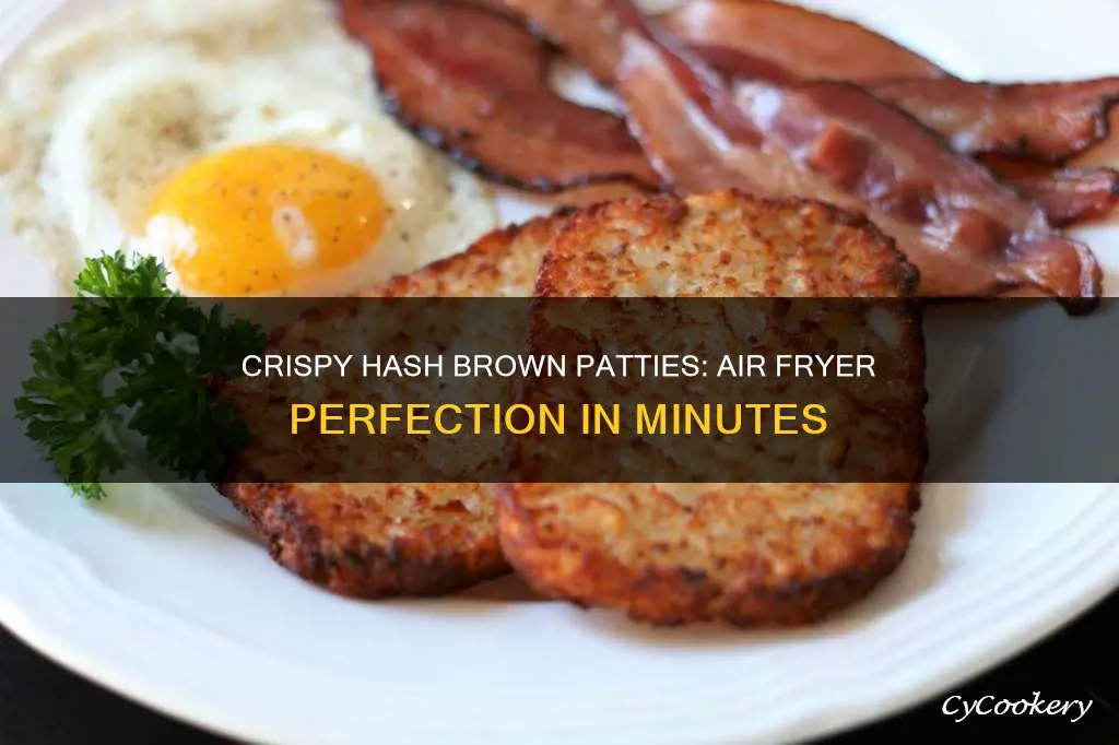 how long to cook hash brown patty in air fryer