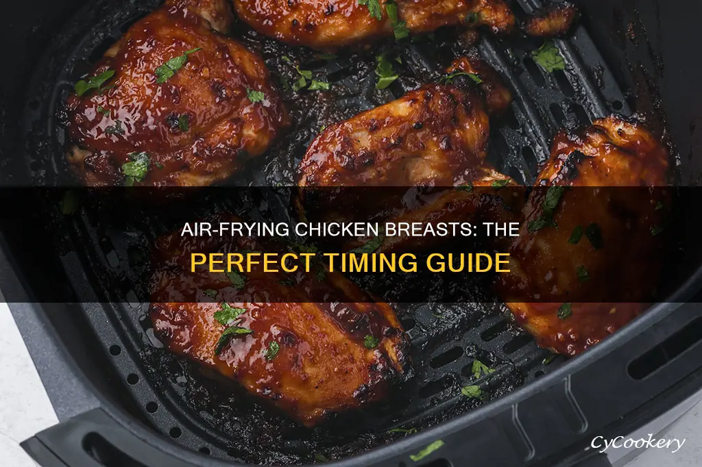 how long to cook hicken breasts in air fryer