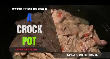 Hog Maws: Crock Pot Cooking Time and Techniques