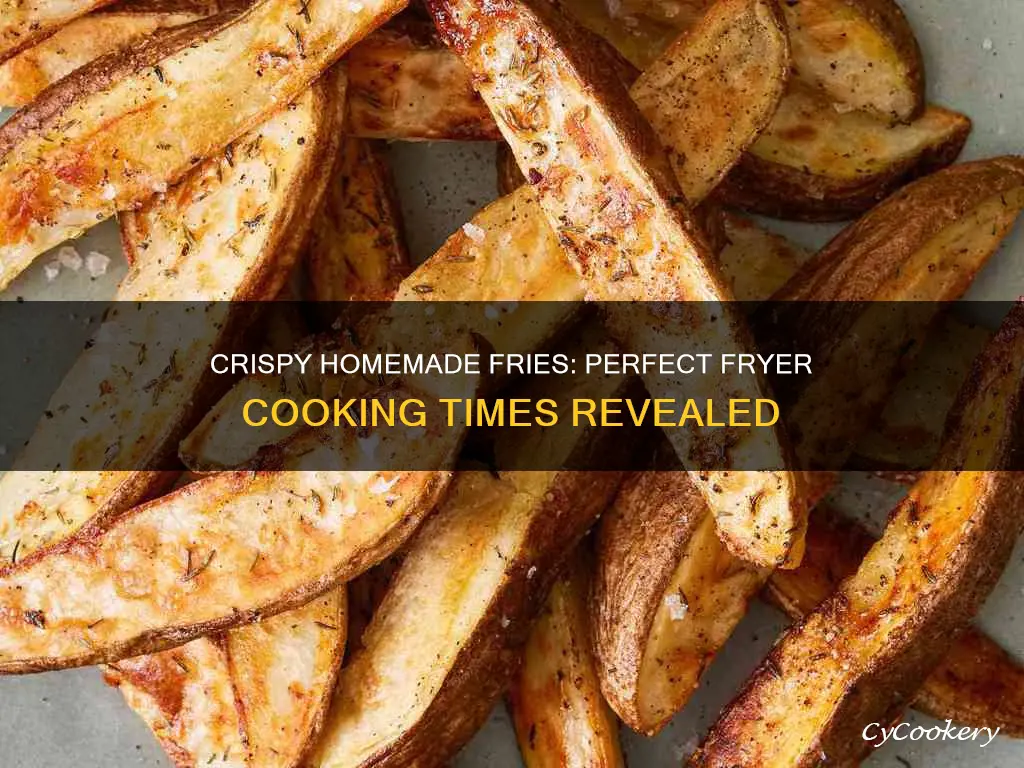 how long to cook homemade fries in fryer