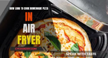 Crispy Homemade Pizza: Air Fryer Cooking Time Guide