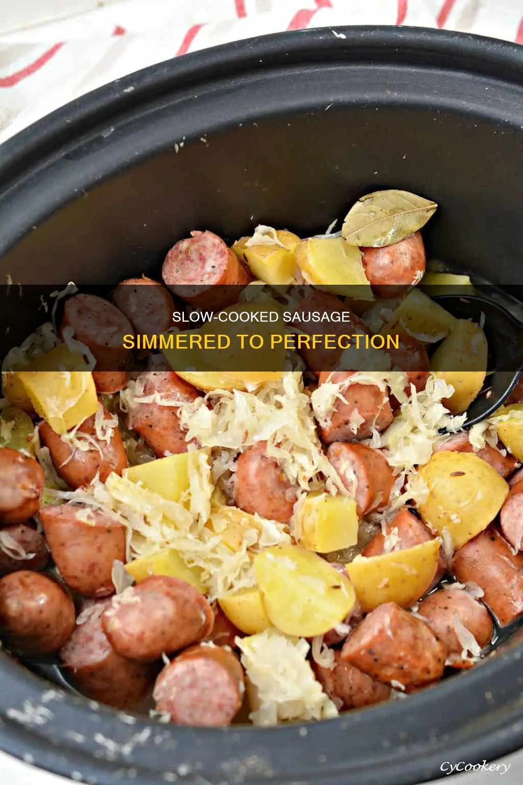 how long to cook hot sausage in crock pot