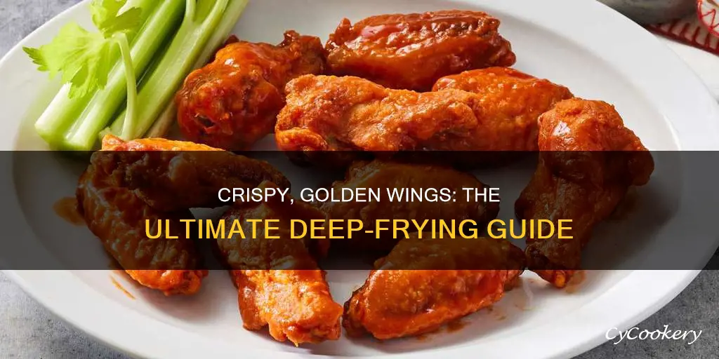 how long to cook hot wings in a deep fryer