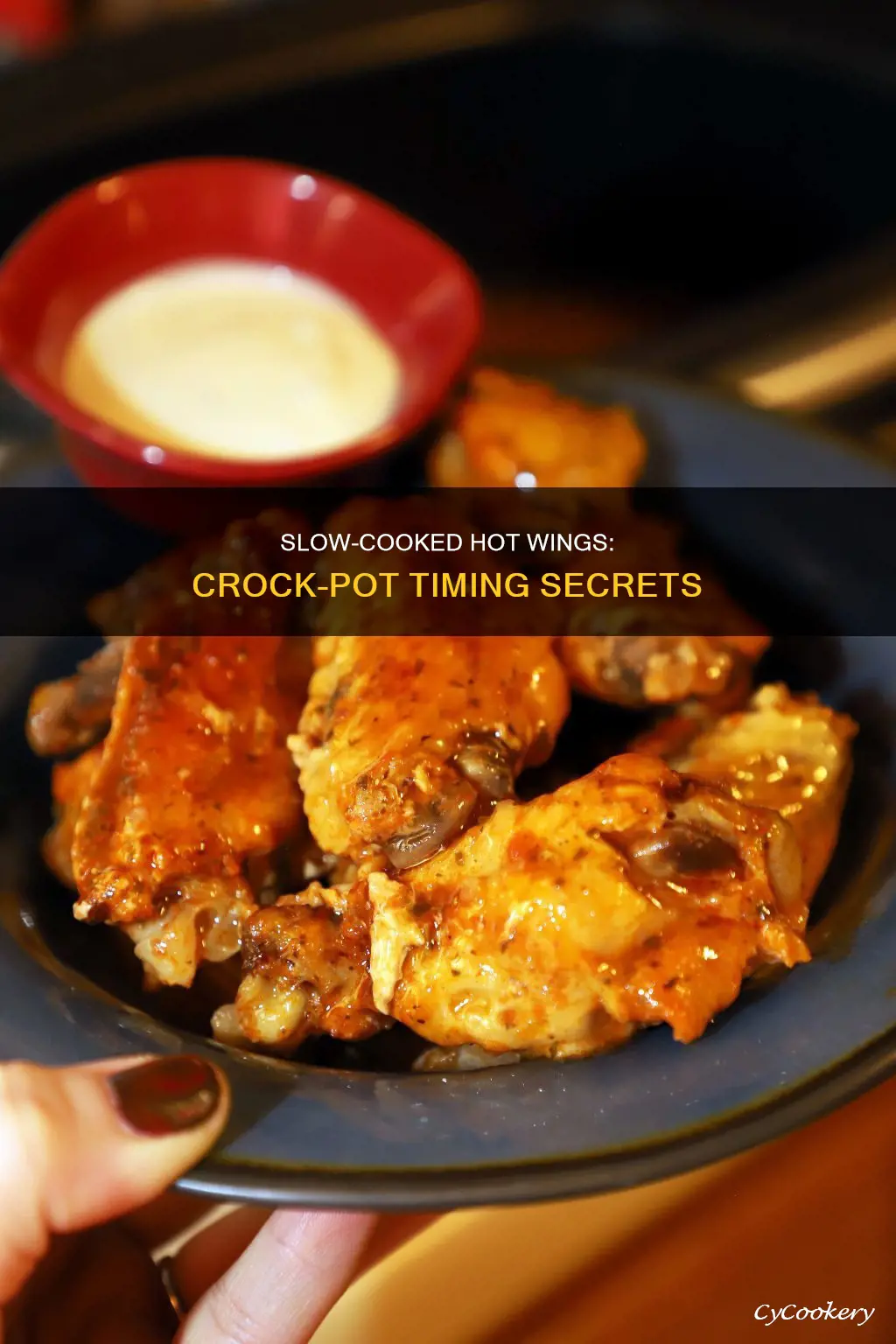 how long to cook hot wings in crock pot