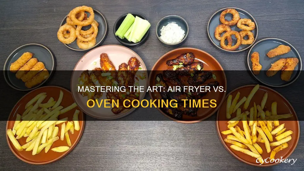 how long to cook in air fryer vs oven