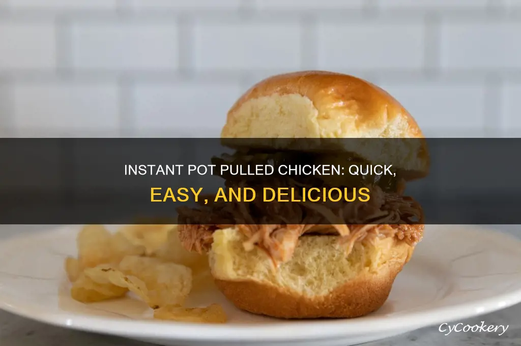 how long to cook instand pot pulled chicken