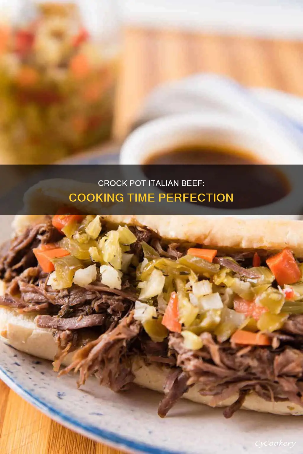 how long to cook italian beef in crock pot