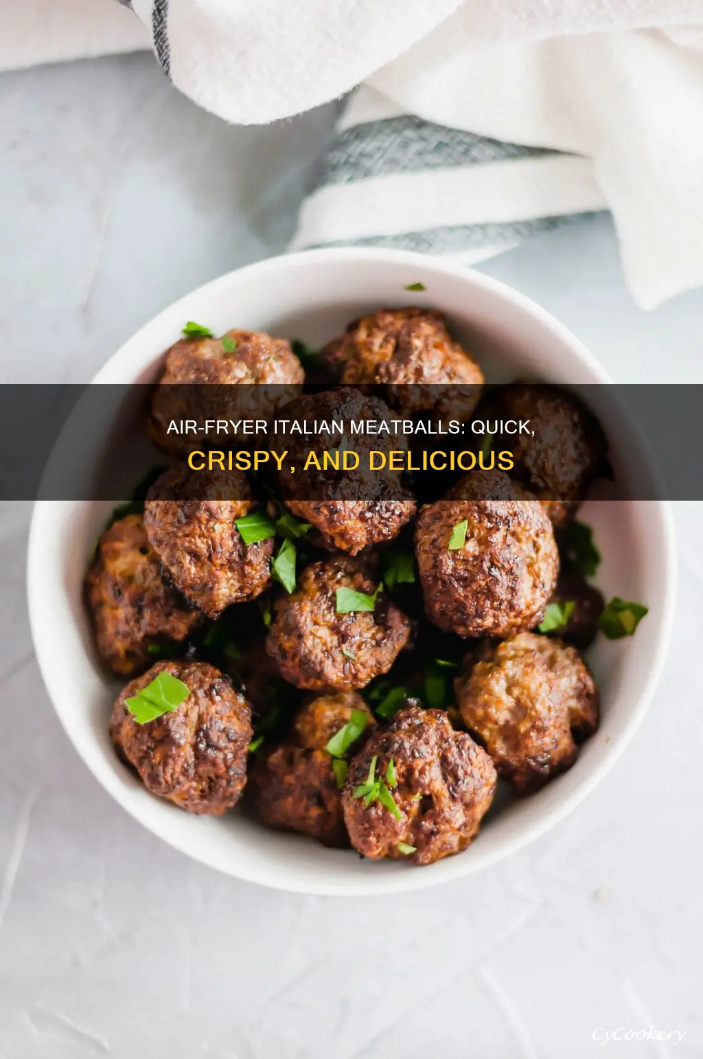 how long to cook italian meatballs in air fryer