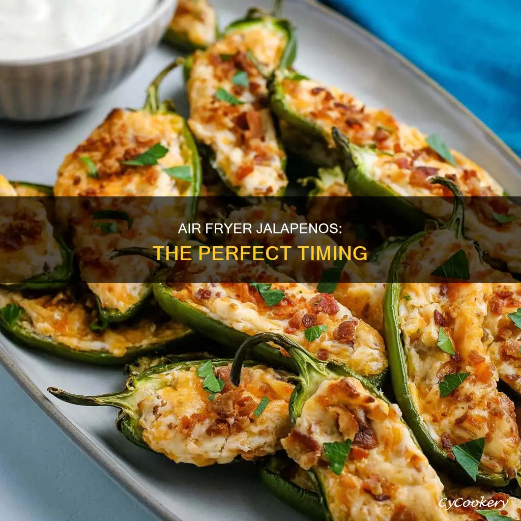 how long to cook jalapenos in air fryer