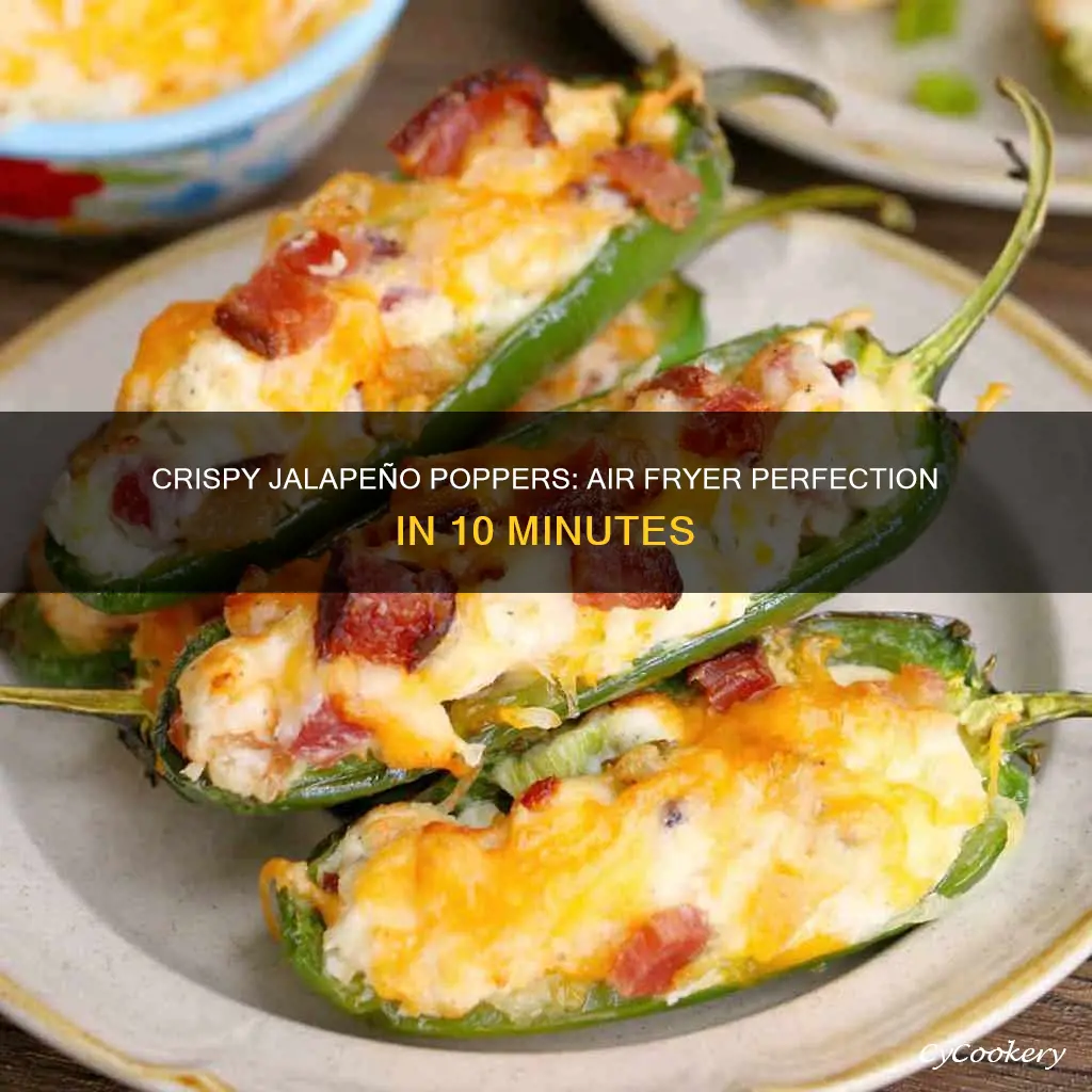 how long to cook jalapeño poppers in the air fryer