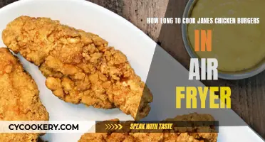Air Frying Jane's Chicken Burgers: How Long Does It Take?
