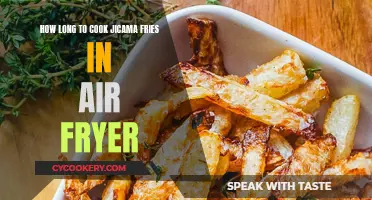 Air Fryer Jicama Fries: Cooking Time Perfection