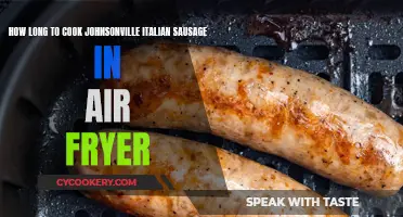 Perfectly Cooked Johnsonville Sausage: Air Fryer Time Guide