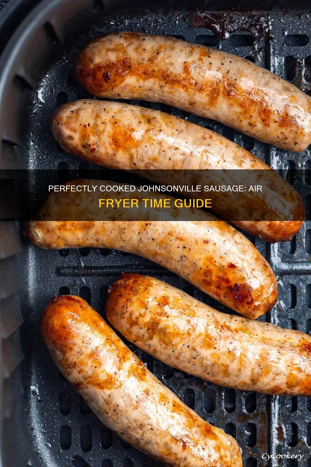 how long to cook johnsonville italian sausage in air fryer