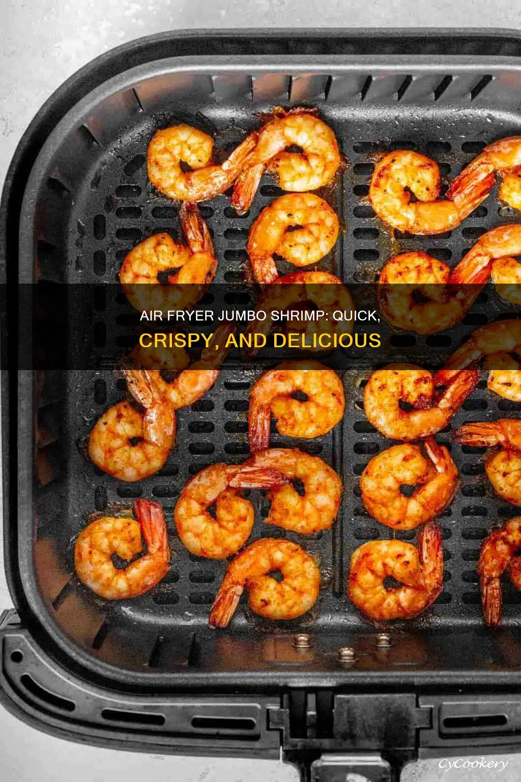 how long to cook jumbo shrimp in air fryer