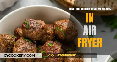 Perfect Lamb Meatballs: Air Fryer Cooking Time Guide