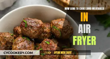 Air-Fryer Lamb Meatballs: Quick, Easy, and Delicious