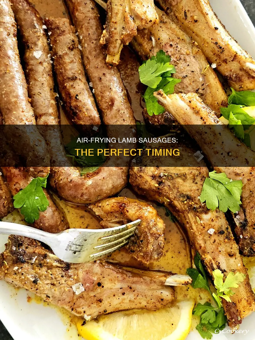 how long to cook lamb sausages in air fryer