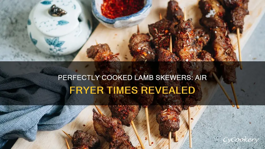 how long to cook lamb skewers in air fryer