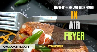 Air Fryer Baked Potatoes: Perfect Timing for Large Spuds