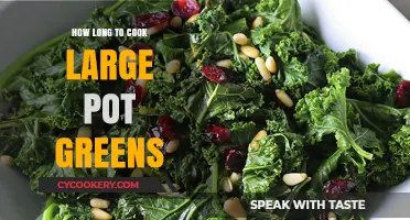 Cooking Large Pot Greens: How Long is Too Long?