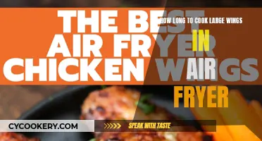 Air Fryer Large Wings: Cooking Time Perfection