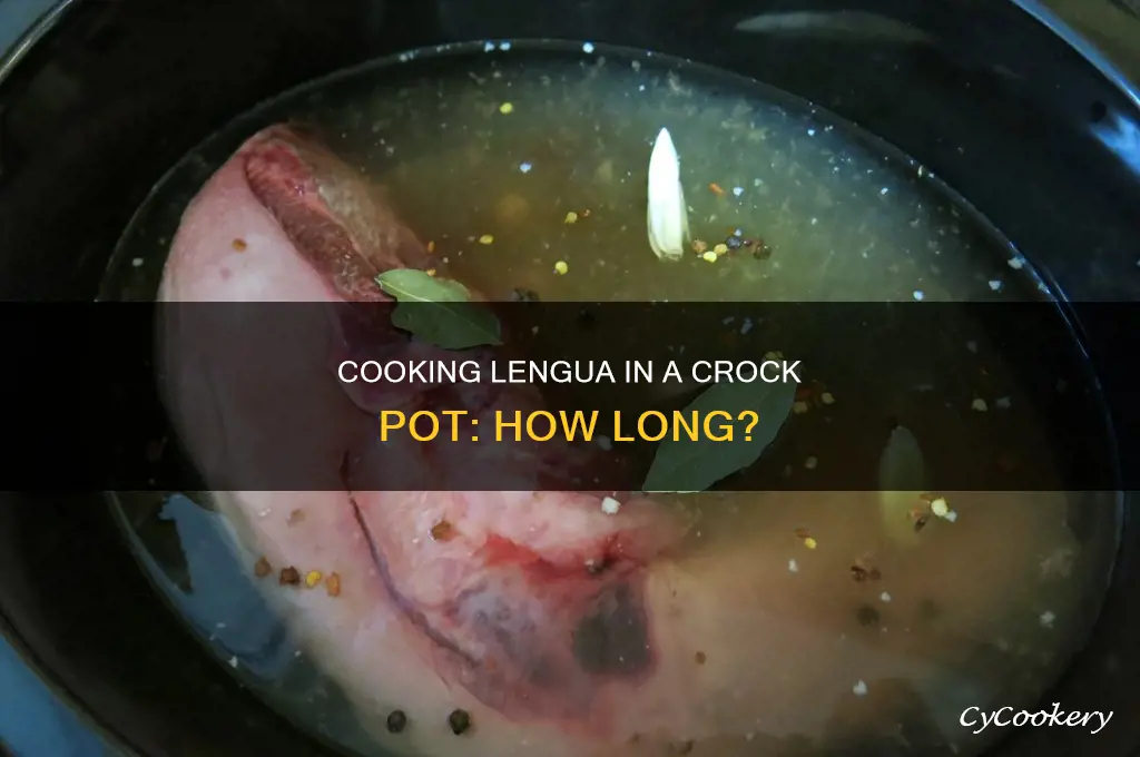 how long to cook lengua in crock pot