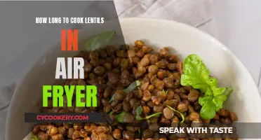 Lentil Perfection: Air Fryer Cooking Time Unveiled