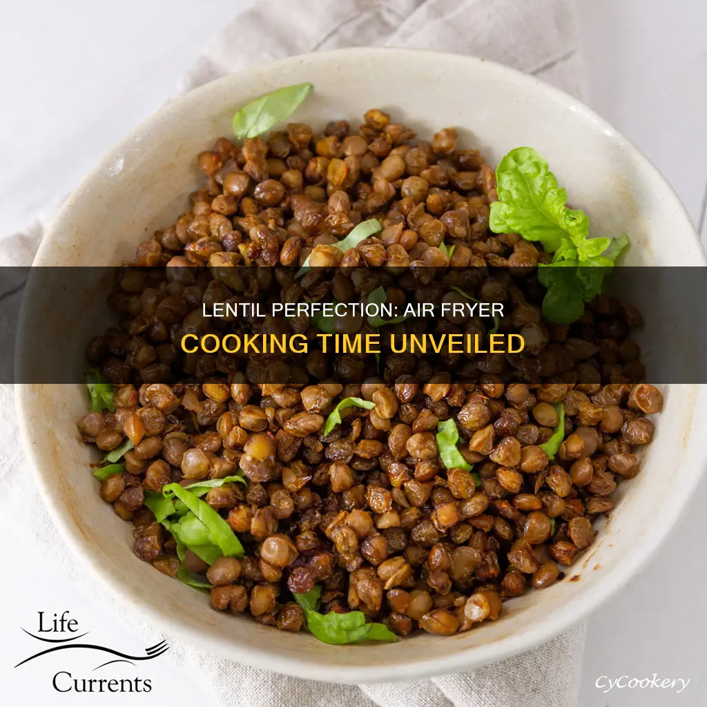 how long to cook lentils in air fryer