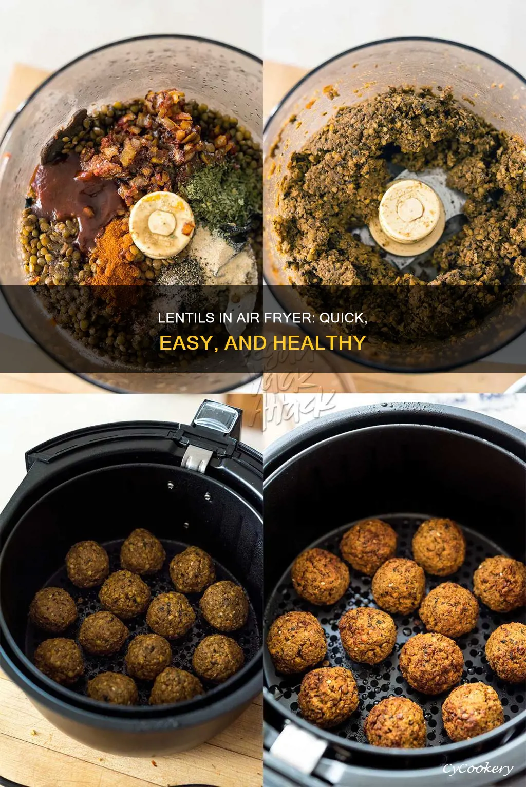 how long to cook lentils in air fryer