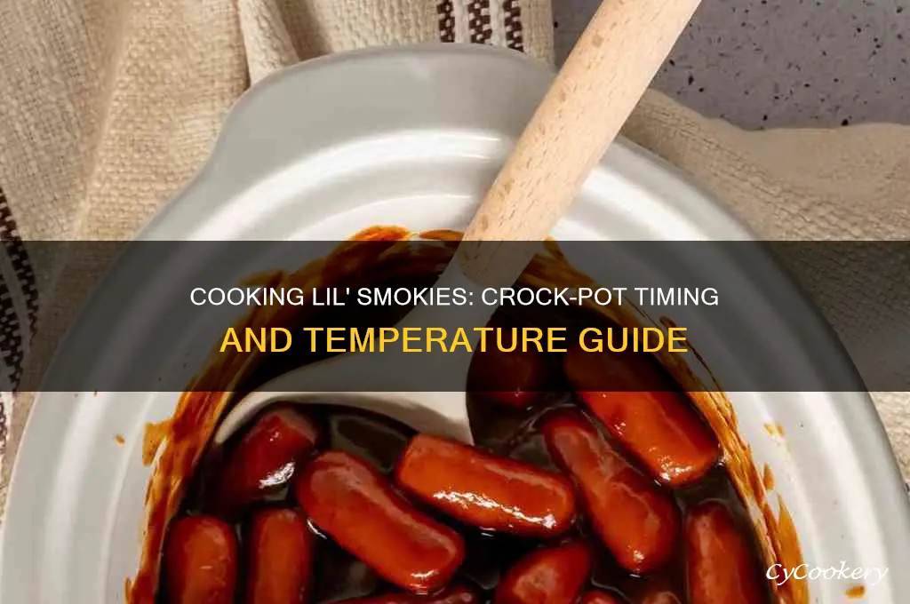 how long to cook lil smokies in a crock pot