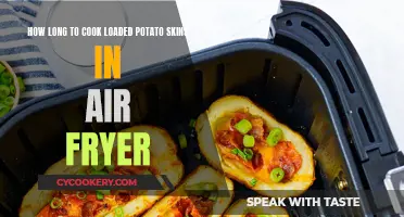 Crispy Potato Skins: Air Fryer Cooking Time Guide