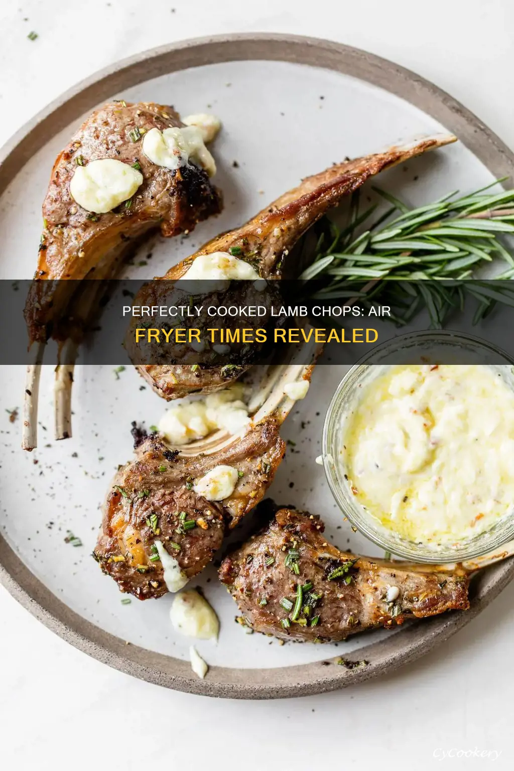 how long to cook lollipop lamb chops in air fryer