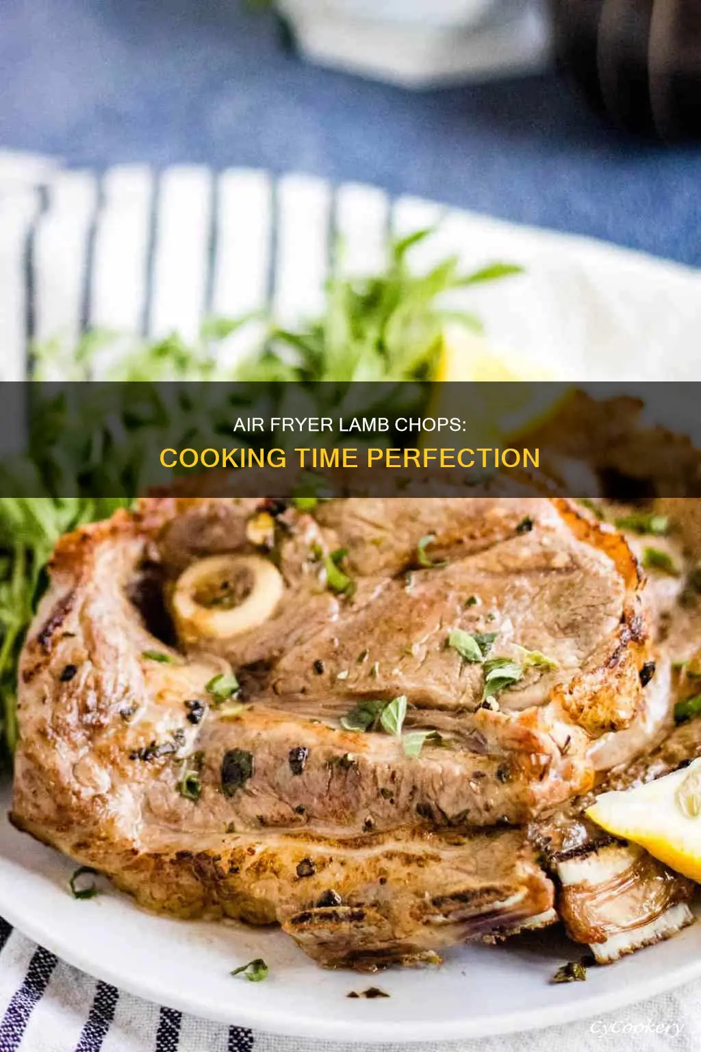how long to cook lollipop lamb chops in air fryer