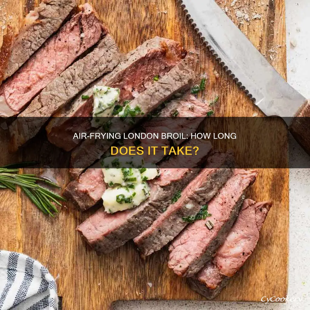 how long to cook london broil in an air fryer