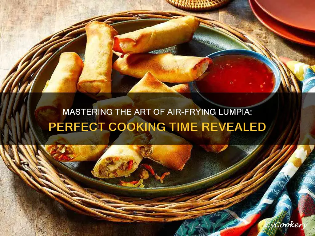 how long to cook lumpia in air fryer