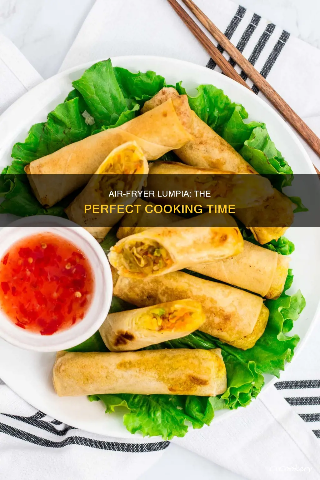 how long to cook lumpia in an air fryer